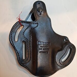 Galco COP 3 Slot Leather Holster RH Black CTS805B  G129MD NWT